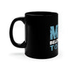 Mug My Heart Belongs To Megna Black Coffee Mug, 11oz