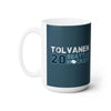 Mug Tolvanen 20 Seattle Hockey Ceramic Coffee Mug In Boundless Blue, 15oz