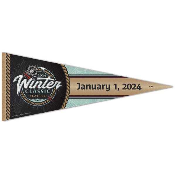 2024 NHL Winter Classic Premium Pennant, 12x30"