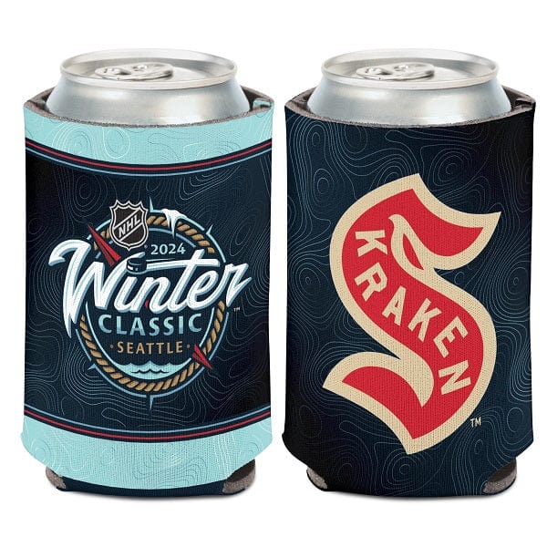 2024 NHL Winter Classic Seattle Kraken Can Cooler, 12 oz