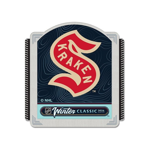 2024 NHL Winter Classic Seattle Kraken Collector Pin
