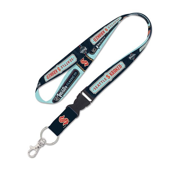 2024 NHL Winter Classic Seattle Kraken Lanyard With Detachable Buckle