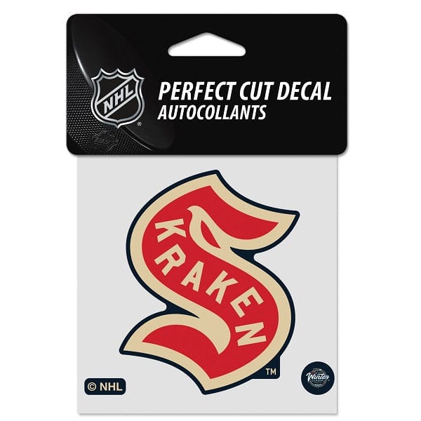 2024 NHL Winter Classic Seattle Kraken Perfect Cut Decal, 4x4"