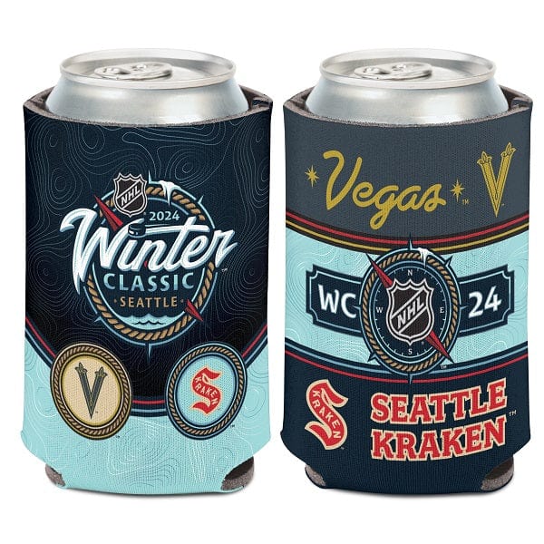 2024 NHL Winter Classic Seattle Kraken vs. Vegas Golden Knights Can Cooler, 12 oz