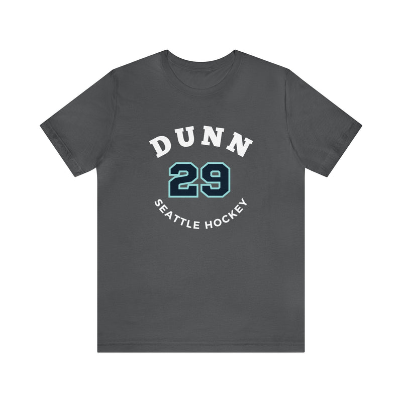 T-Shirt Dunn 29 Seattle Hockey Number Arch Design Unisex T-Shirt