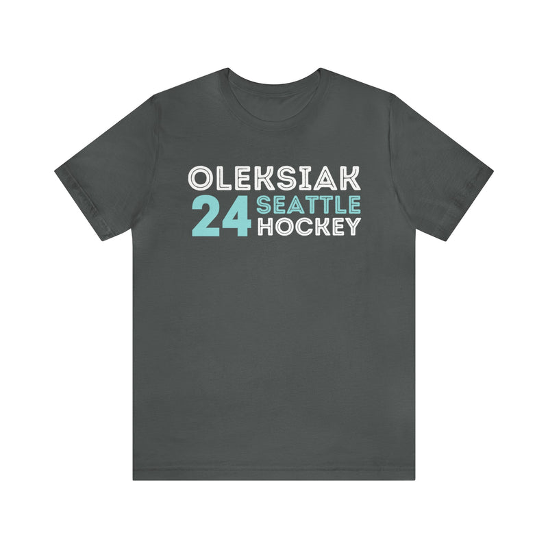 T-Shirt Oleksiak 24 Seattle Hockey Grafitti Wall Design Unisex T-Shirt