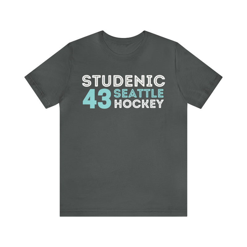 T-Shirt Studenic 43 Seattle Hockey Grafitti Wall Design Unisex T-Shirt