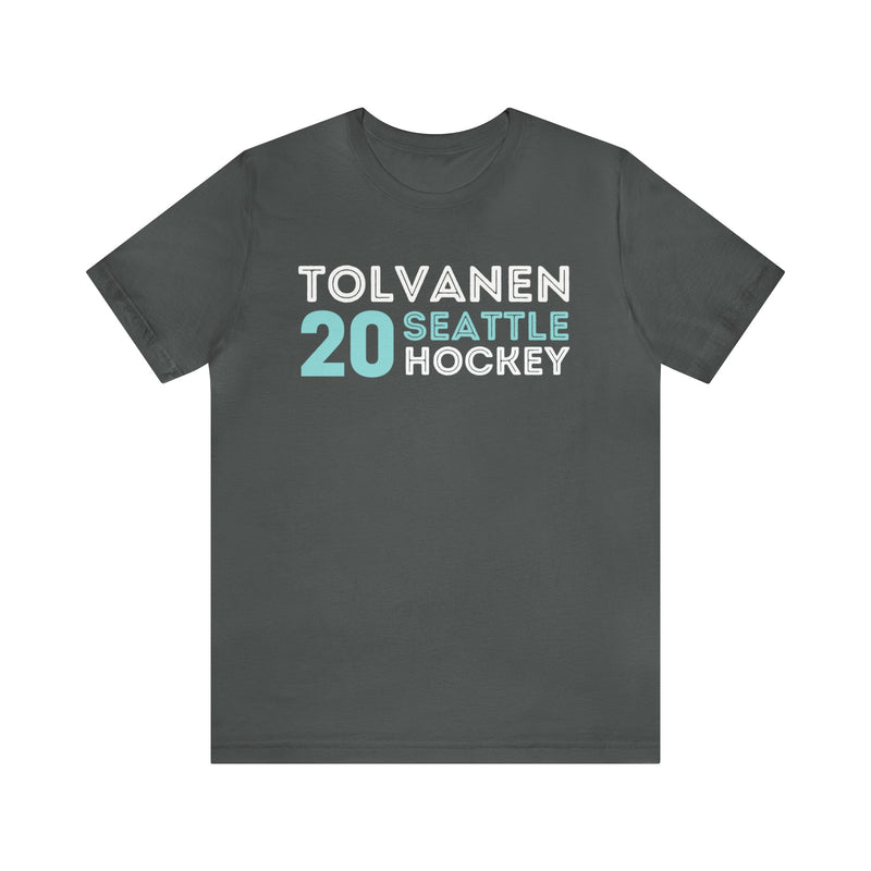 T-Shirt Tolvanen 20 Seattle Hockey Grafitti Wall Design Unisex T-Shirt