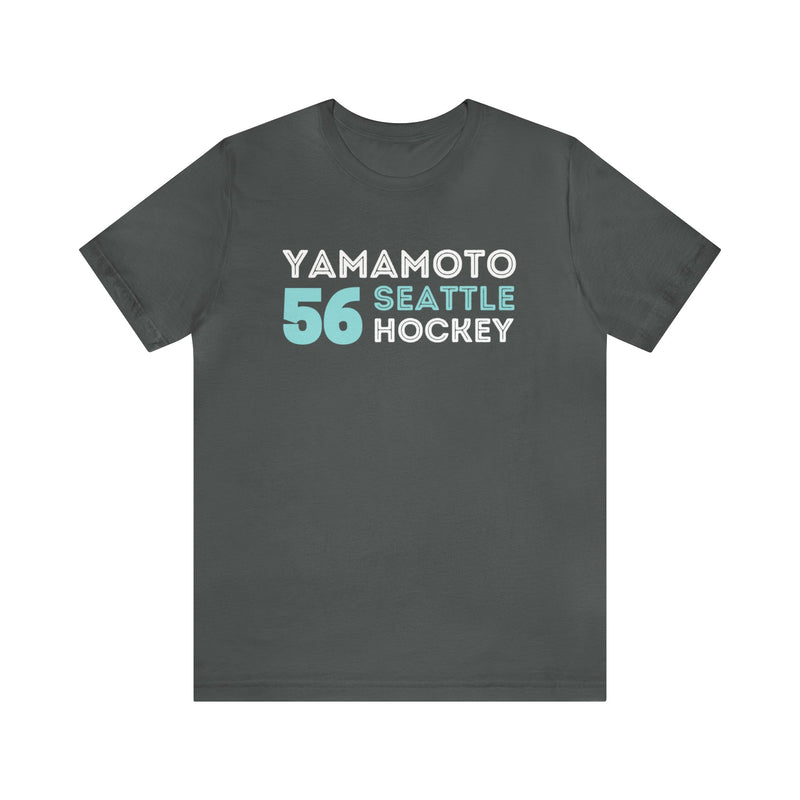 T-Shirt Yamamoto 56 Seattle Hockey Grafitti Wall Design Unisex T-Shirt