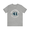 T-Shirt Bellemare 41 Seattle Hockey Number Arch Design Unisex T-Shirt