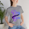 T-Shirt "Day F*cking One" Retro Design Gradient Colors Unisex T-shirt