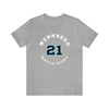 T-Shirt Wennberg 21 Seattle Hockey Number Arch Design Unisex T-Shirt