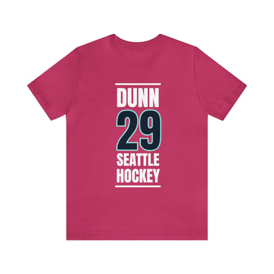 T-Shirt Dunn 29 Seattle Hockey Black Vertical Design Unisex T-Shirt