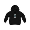 Kids clothes Studenic 43 Seattle Hockey Black Vertical Design Youth Hooded Sweatshirt