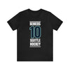 T-Shirt Beniers 10 Seattle Hockey Black Vertical Design Unisex T-Shirt