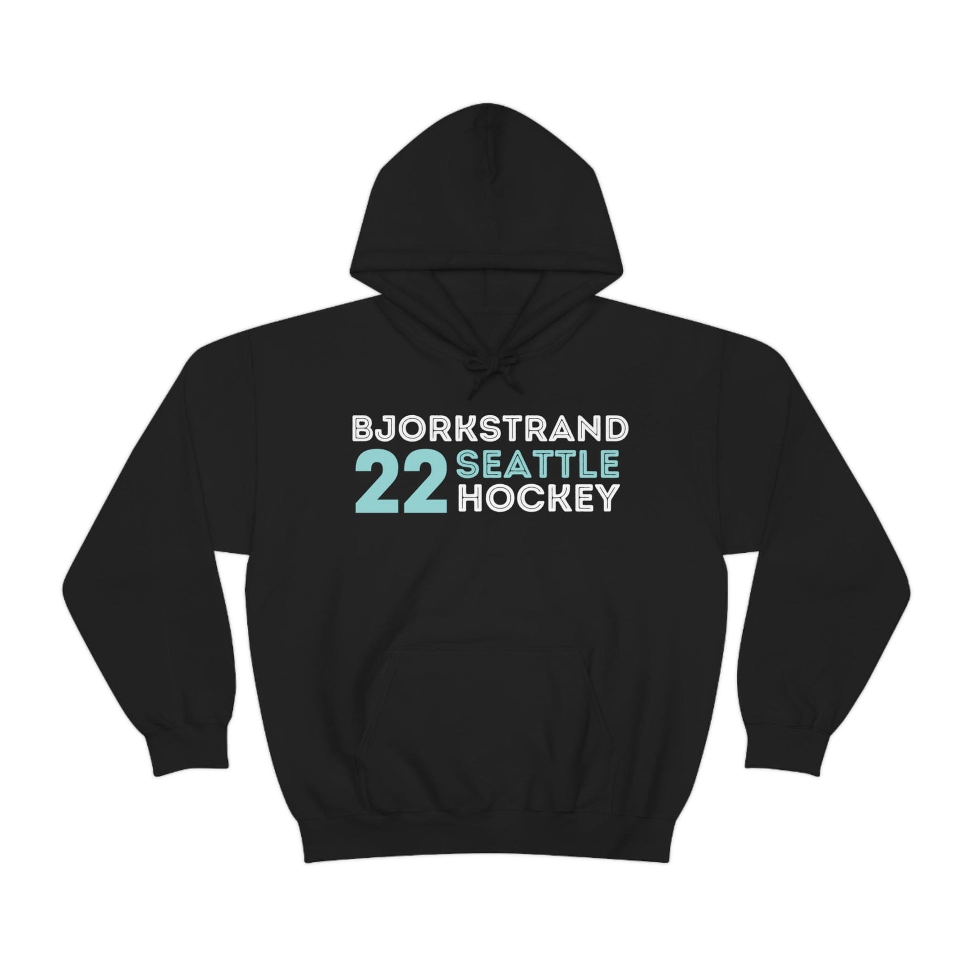 Hoodie Bjorkstrand 22 Seattle Hockey Grafitti Wall Design Unisex Hooded Sweatshirt