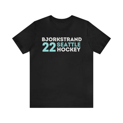 T-Shirt Bjorkstrand 22 Seattle Hockey Grafitti Wall Design Unisex T-Shirt