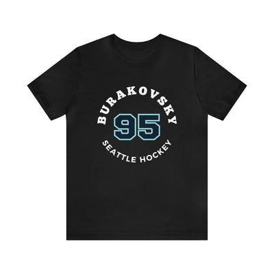 T-Shirt Burakovsky 95 Seattle Hockey Number Arch Design Unisex T-Shirt