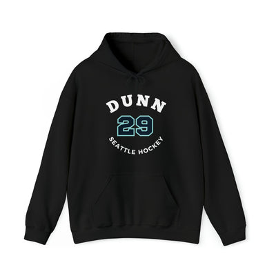 Hoodie Dunn 29 Seattle Hockey Number Arch Design Unisex Hooded Sweatshirt