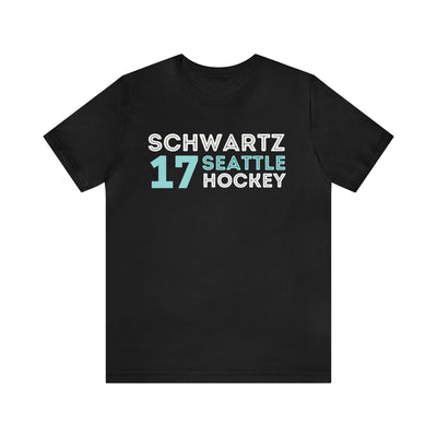 T-Shirt Schwartz 17 Seattle Hockey Grafitti Wall Design Unisex T-Shirt