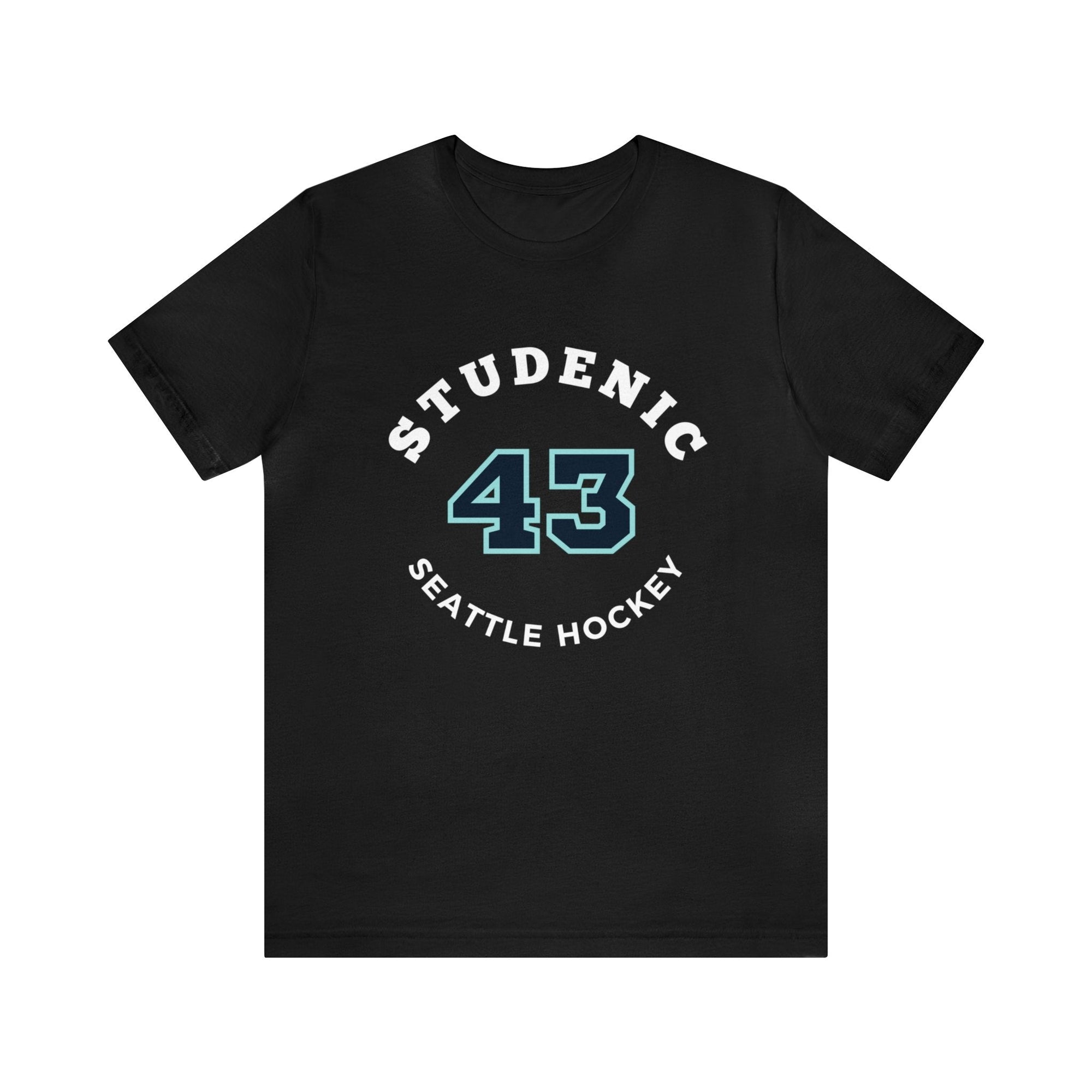 T-Shirt Studenic 43 Seattle Hockey Number Arch Design Unisex T-Shirt