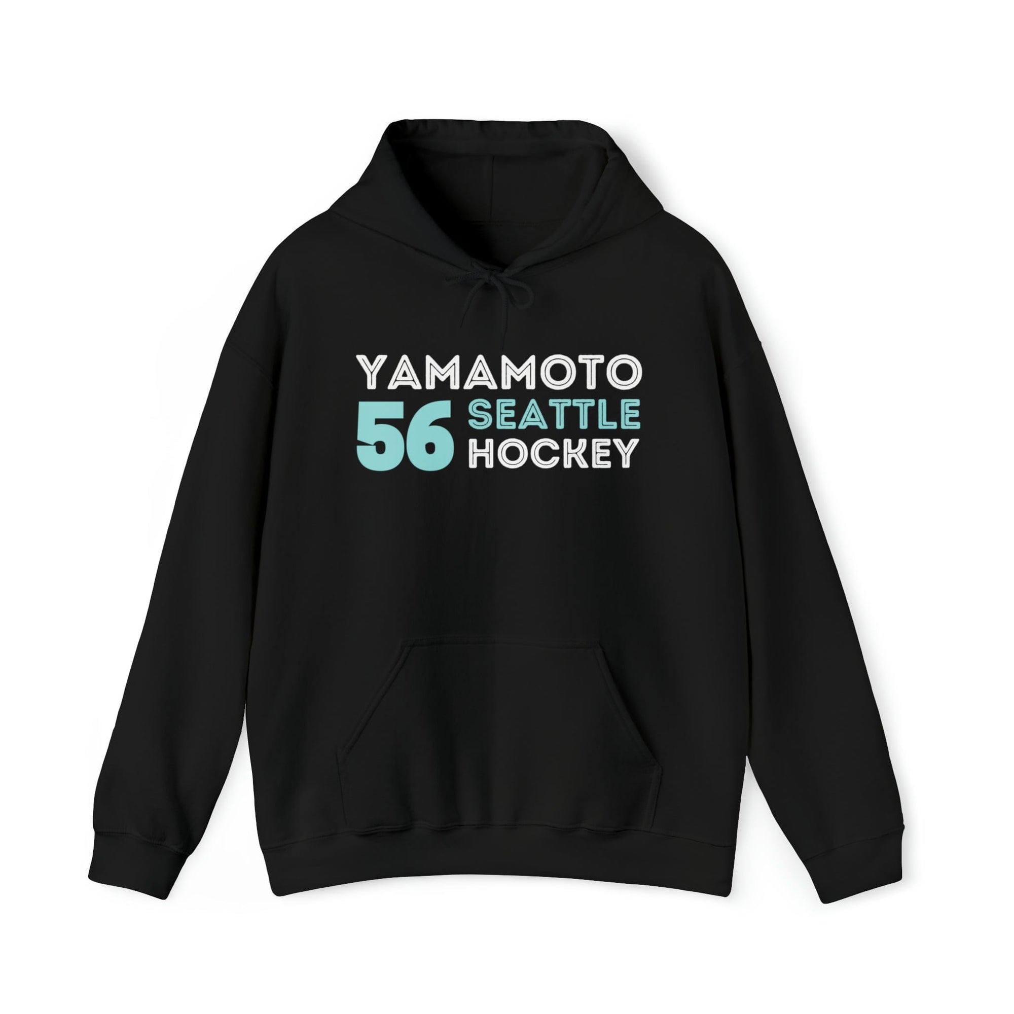 Hoodie Yamamoto 56 Seattle Hockey Grafitti Wall Design Unisex Hooded Sweatshirt