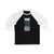 Long-sleeve Dunn 29 Seattle Hockey Black Vertical Design Unisex Tri-Blend 3/4 Sleeve Raglan Baseball Shirt