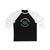 Long-sleeve Bellemare 41 Seattle Hockey Number Arch Design Unisex Tri-Blend 3/4 Sleeve Raglan Baseball Shirt