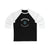 Long-sleeve Borgen 3 Seattle Hockey Number Arch Design Unisex Tri-Blend 3/4 Sleeve Raglan Baseball Shirt