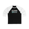 Long-sleeve Dunn 29 Seattle Hockey Grafitti Wall Design Unisex Tri-Blend 3/4 Sleeve Raglan Baseball Shirt