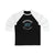 Long-sleeve Gourde 37 Seattle Hockey Number Arch Design Unisex Tri-Blend 3/4 Sleeve Raglan Baseball Shirt