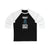 Long-sleeve Schultz 4 Seattle Hockey Black Vertical Design Unisex Tri-Blend 3/4 Sleeve Raglan Baseball Shirt