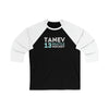 Long-sleeve Tanev 13 Seattle Hockey Grafitti Wall Design Unisex Tri-Blend 3/4 Sleeve Raglan Baseball Shirt