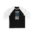 Long-sleeve Tolvanen 20 Seattle Hockey Black Vertical Design Unisex Tri-Blend 3/4 Sleeve Raglan Baseball Shirt