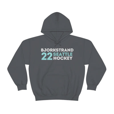 Hoodie Bjorkstrand 22 Seattle Hockey Grafitti Wall Design Unisex Hooded Sweatshirt