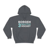 Hoodie Borgen 3 Seattle Hockey Grafitti Wall Design Unisex Hooded Sweatshirt