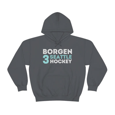 Hoodie Borgen 3 Seattle Hockey Grafitti Wall Design Unisex Hooded Sweatshirt