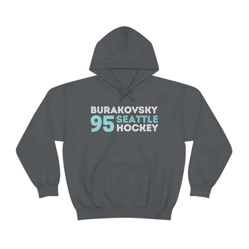 Hoodie Burakovsky 95 Seattle Hockey Grafitti Wall Design Unisex Hooded Sweatshirt