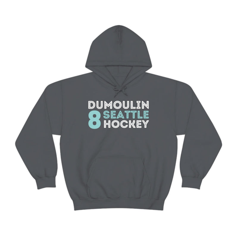 Hoodie Dumoulin 8 Seattle Hockey Grafitti Wall Design Unisex Hooded Sweatshirt