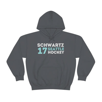 Hoodie Schwartz 17 Seattle Hockey Grafitti Wall Design Unisex Hooded Sweatshirt