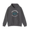 Hoodie Tolvanen 20 Seattle Hockey Number Arch Design Unisex Hooded Sweatshirt