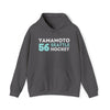 Hoodie Yamamoto 56 Seattle Hockey Grafitti Wall Design Unisex Hooded Sweatshirt