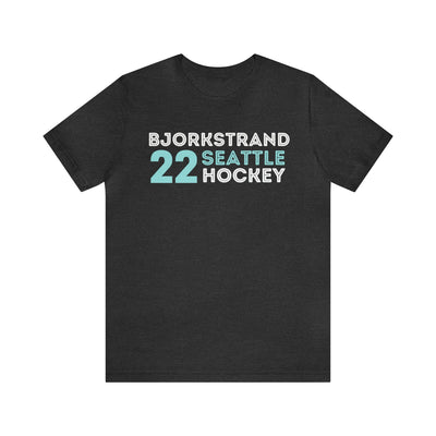 T-Shirt Bjorkstrand 22 Seattle Hockey Grafitti Wall Design Unisex T-Shirt