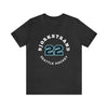 T-Shirt Bjorkstrand 22 Seattle Hockey Number Arch Design Unisex T-Shirt