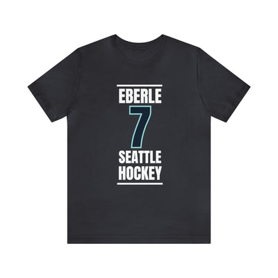 T-Shirt Eberle 7 Seattle Hockey Black Vertical Design Unisex T-Shirt