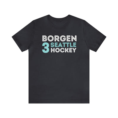 T-Shirt Borgen 3 Seattle Hockey Grafitti Wall Design Unisex T-Shirt