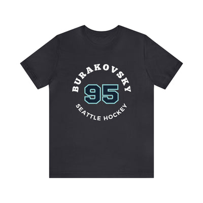 T-Shirt Burakovsky 95 Seattle Hockey Number Arch Design Unisex T-Shirt