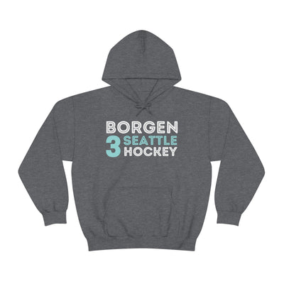 Hoodie Borgen 3 Seattle Hockey Grafitti Wall Design Unisex Hooded Sweatshirt