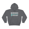 Hoodie Borgen 3 Seattle Hockey Grafitti Wall Design Unisex Hooded Sweatshirt