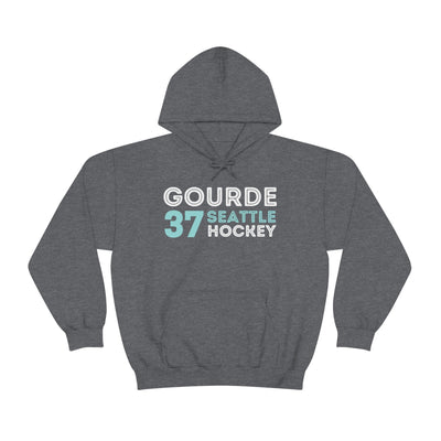 Hoodie Gourde 37 Seattle Hockey Grafitti Wall Design Unisex Hooded Sweatshirt